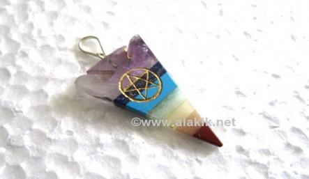 Chakra Metal Pendant